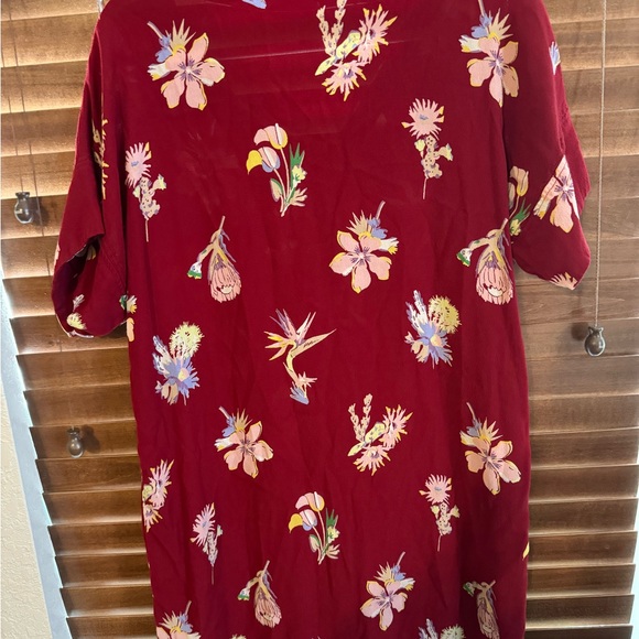 Madewell Floral Dress or Coverup- large - Picture 5 of 7